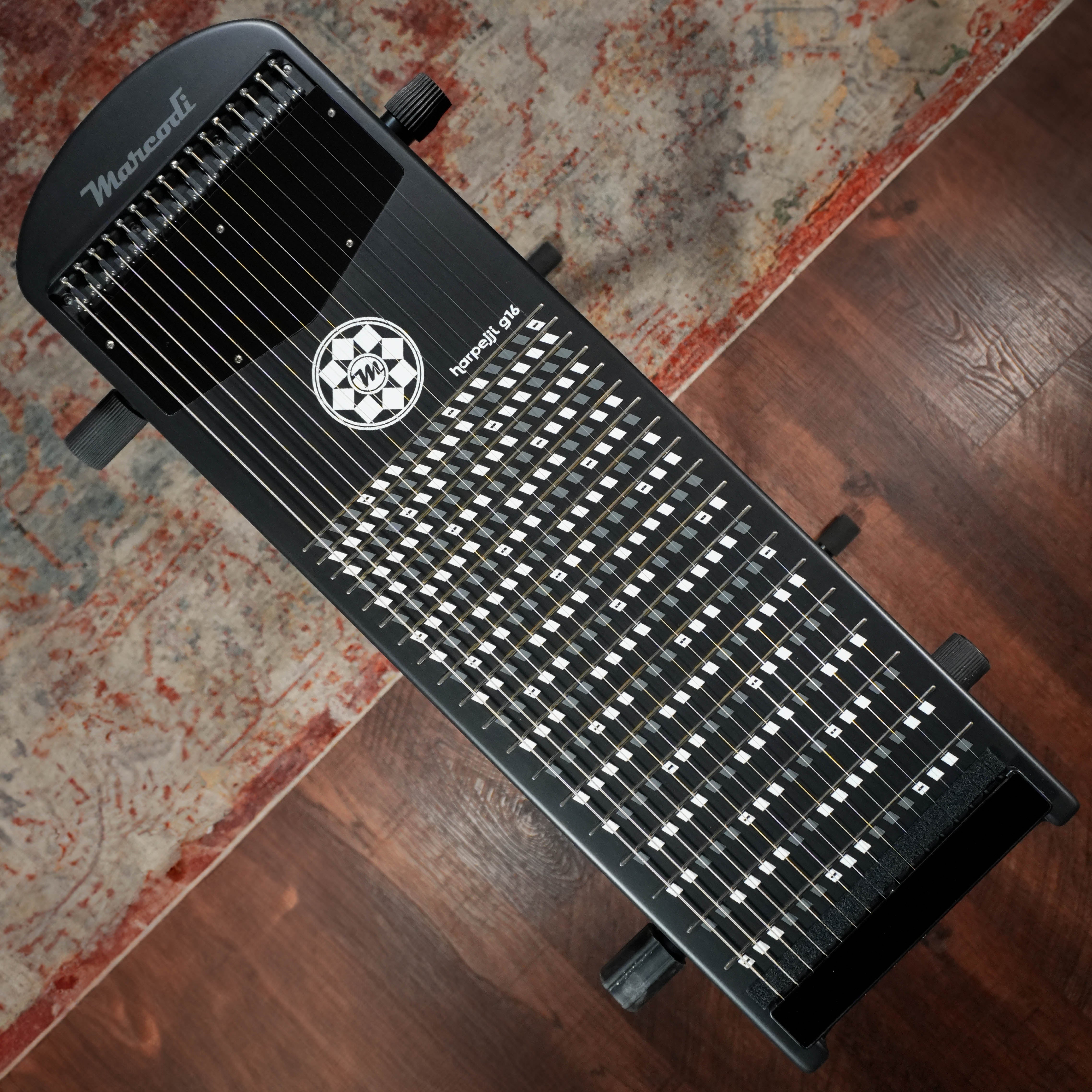NEW Premium Maple Black Harpejji G16
