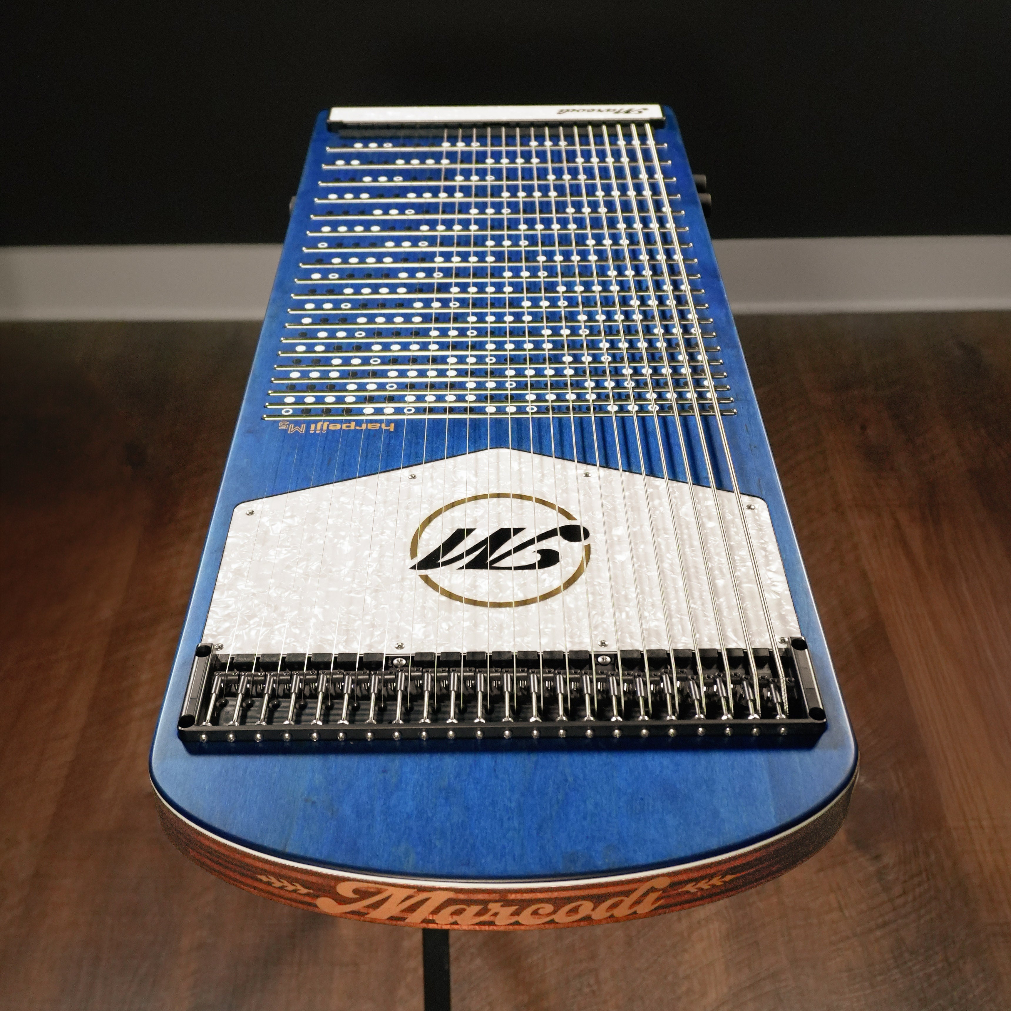 NEW Cobalt Blue Premium Maple Harpejji M5