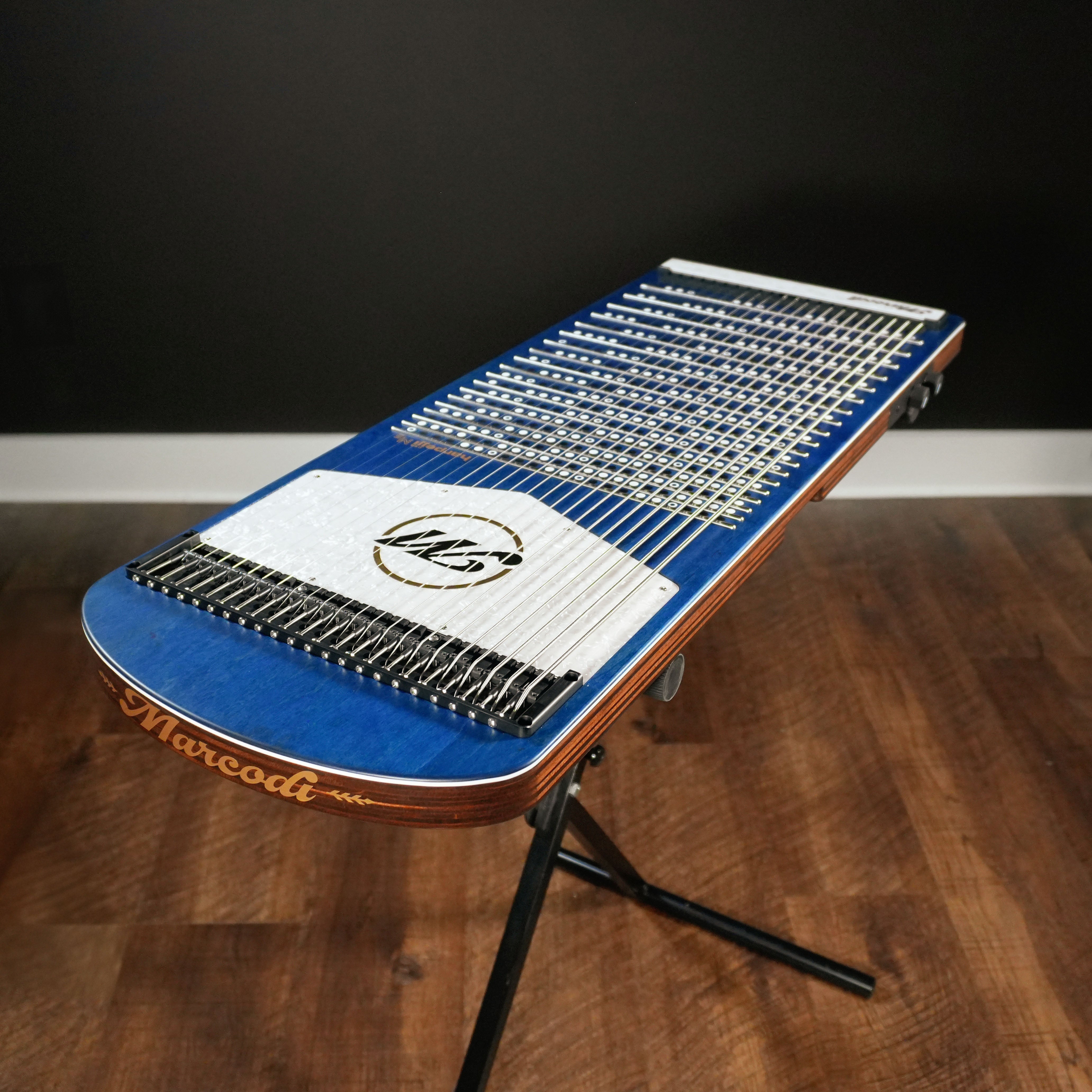 NEW Cobalt Blue Premium Maple Harpejji M5
