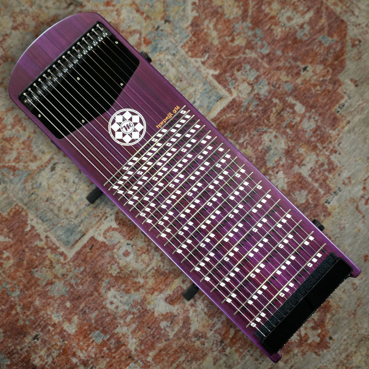 RECONDITIONED Purple Heart Harpejji G16