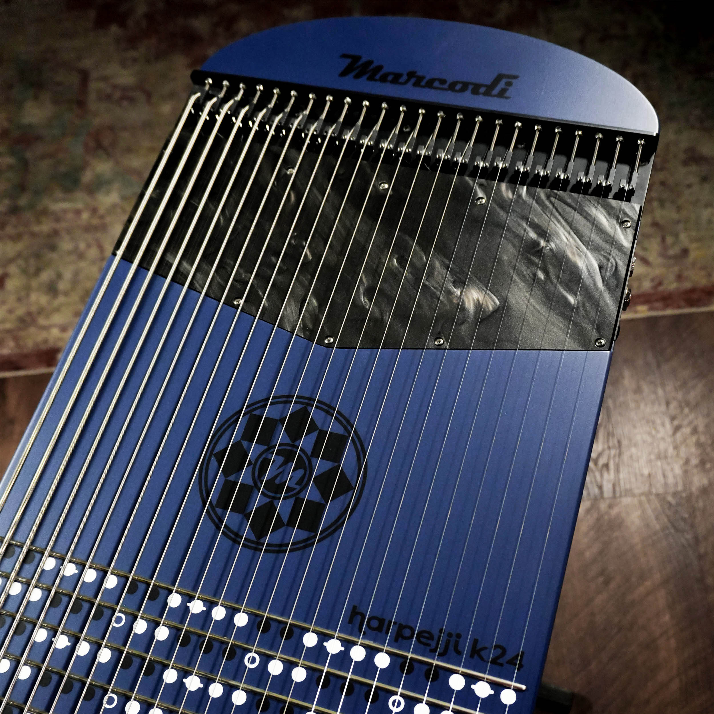 NEW Midnight Blue Harpejji K24