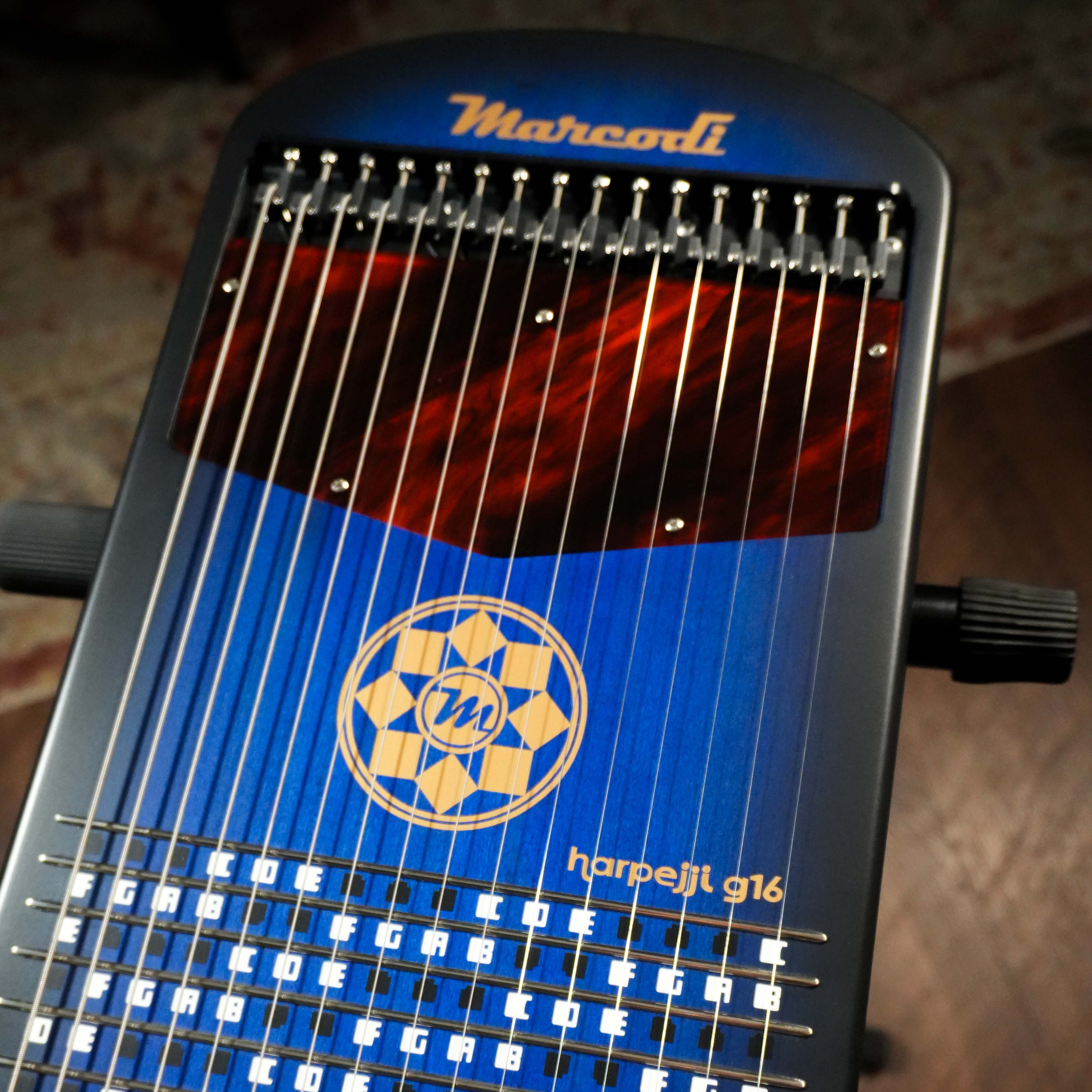 RECONDITIONED Blue Burst Harpejji G16