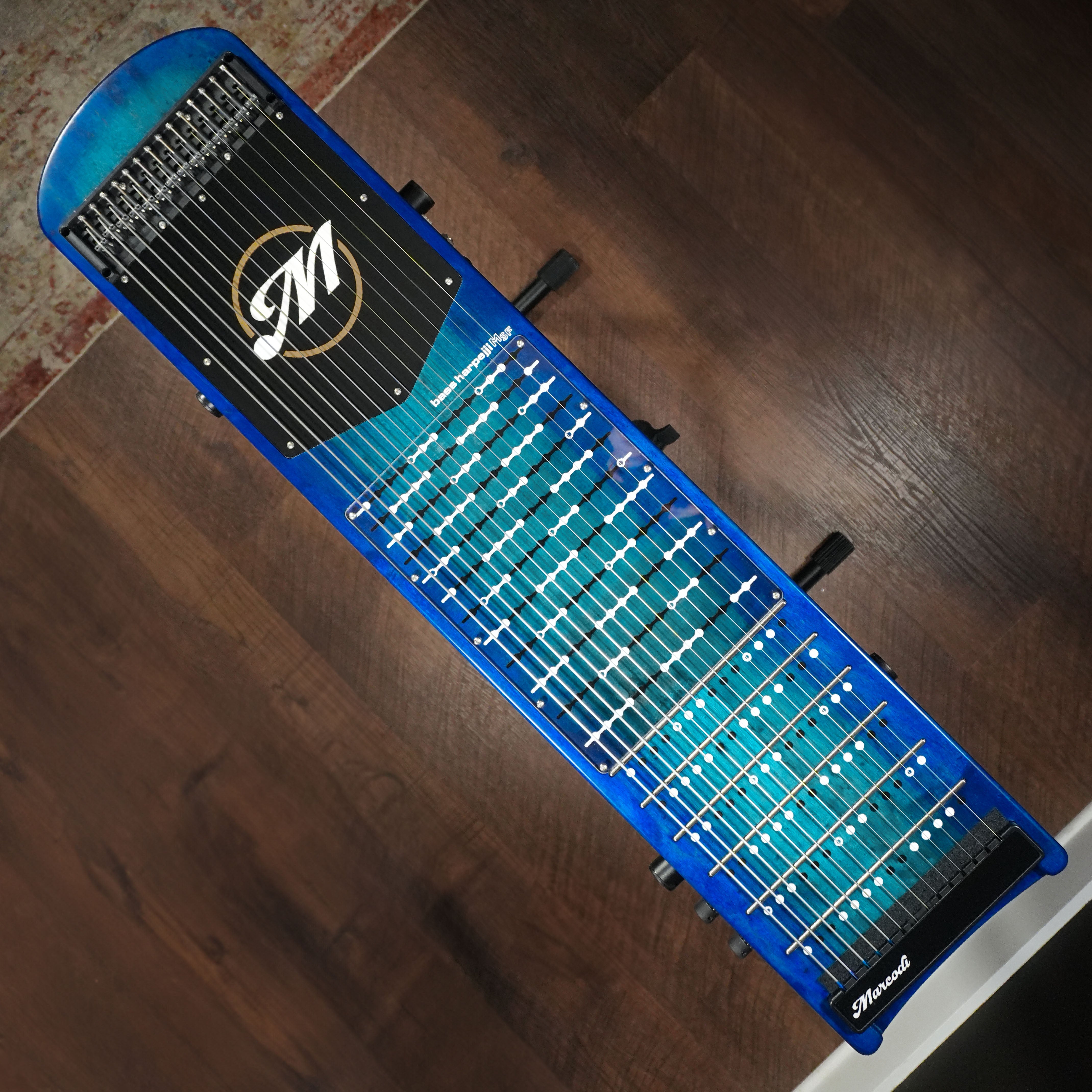 NEW Premium Maple Ocean Burst Bass Harpejji MSF