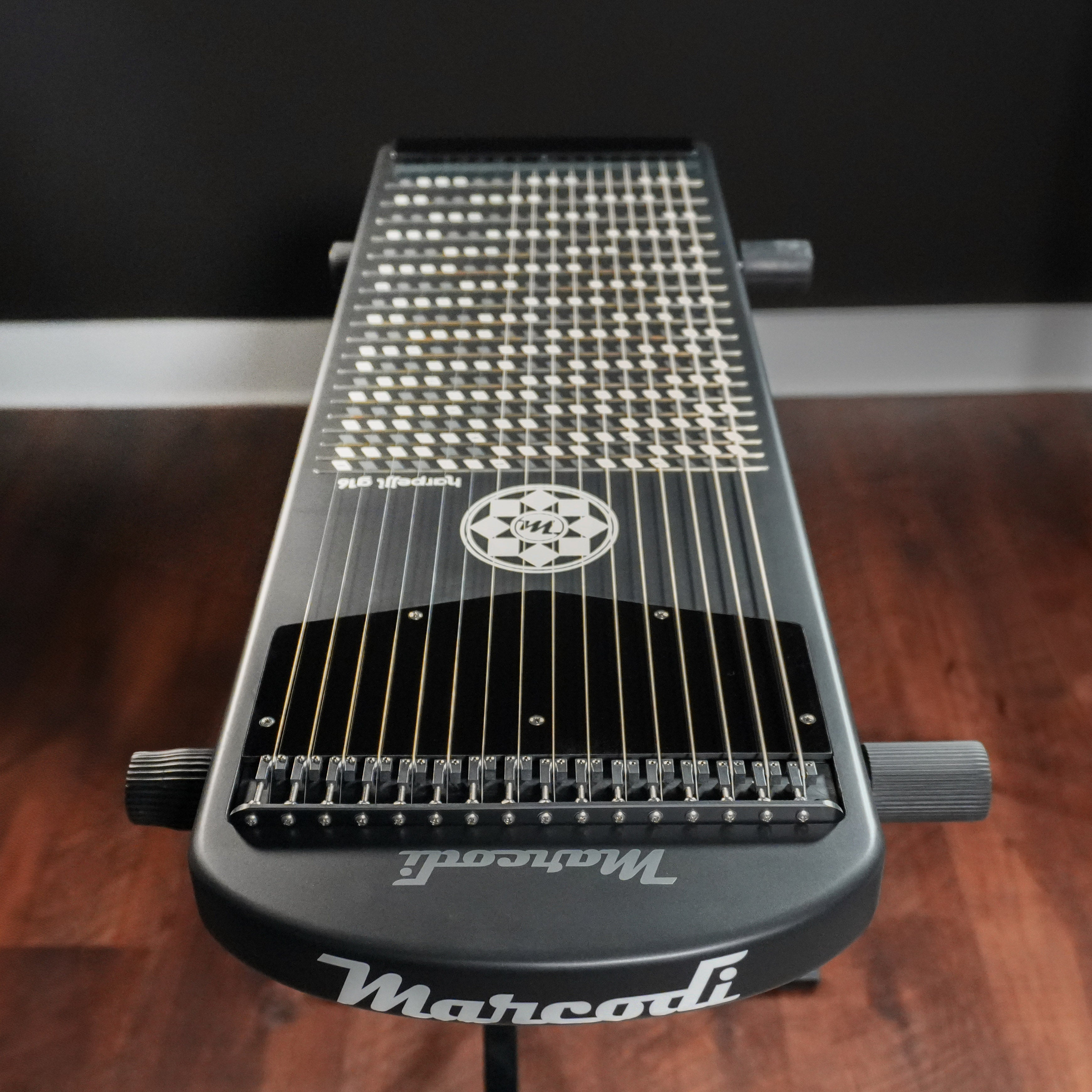 NEW Premium Maple Black Harpejji G16