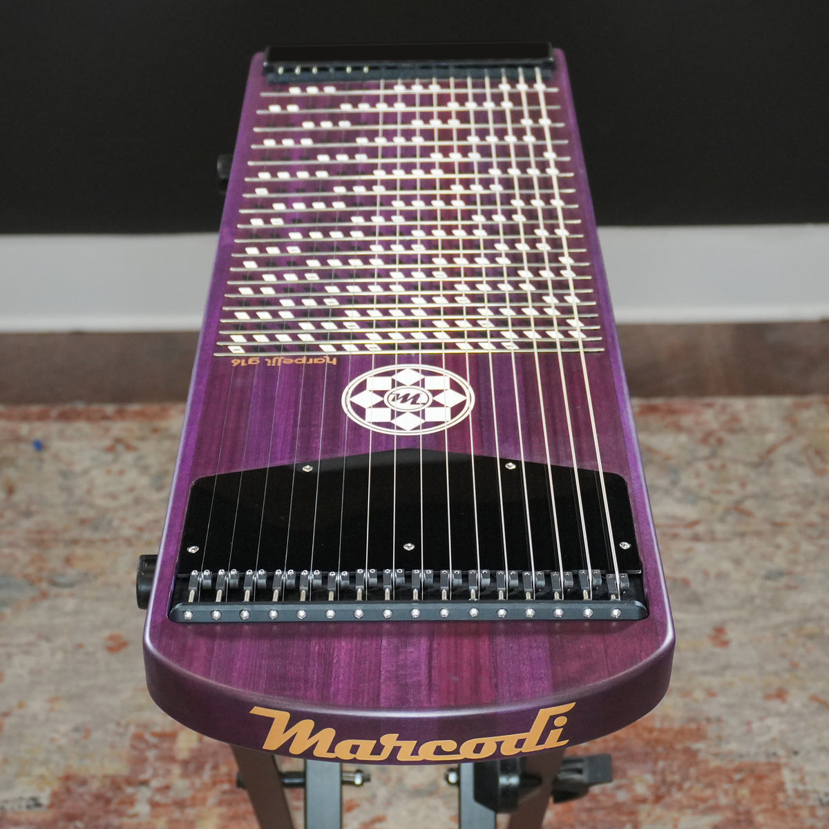 RECONDITIONED Purple Heart Harpejji G16