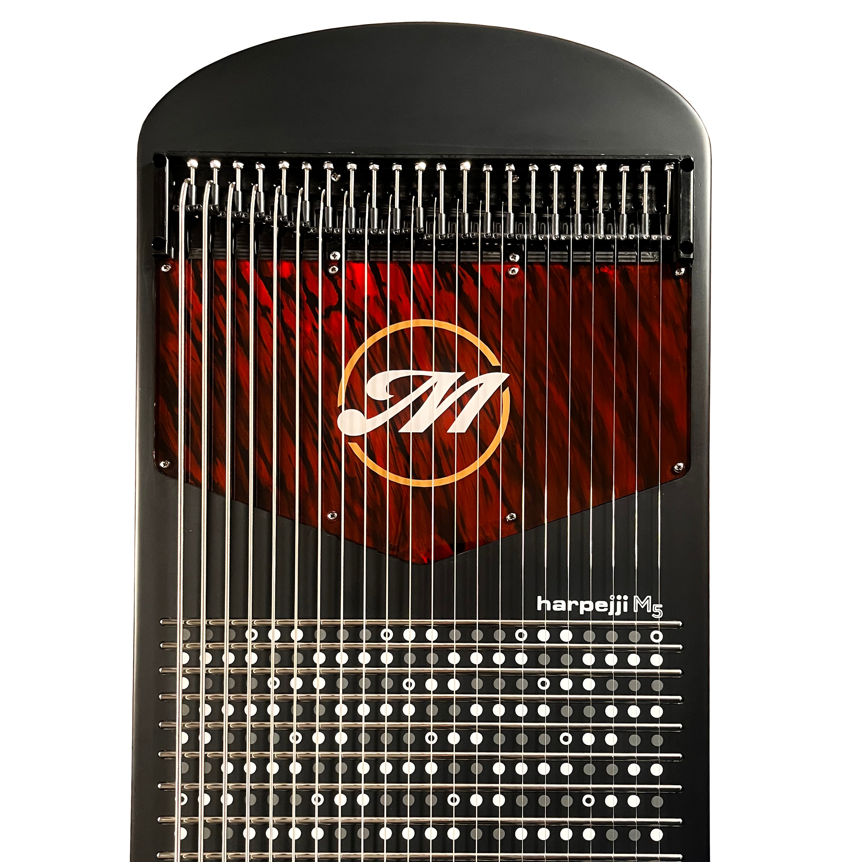 NEW Birch Solid Black Harpejji M5